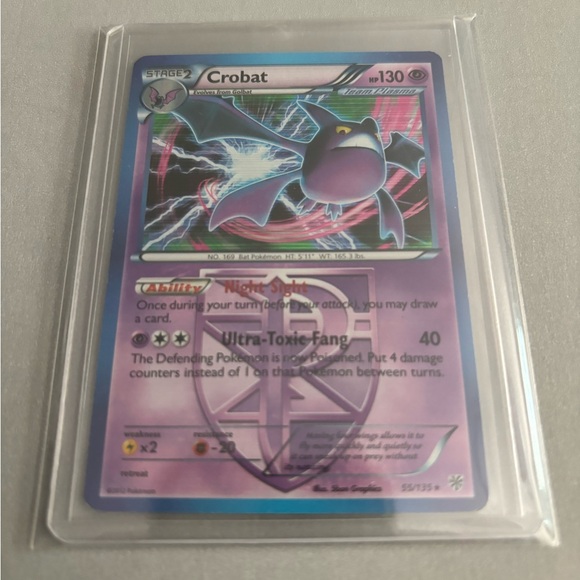 Pokemon TCG: Crobat Team Plasma HOLO - Picture 1 of 1